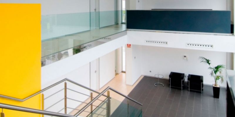 Interior de la sede